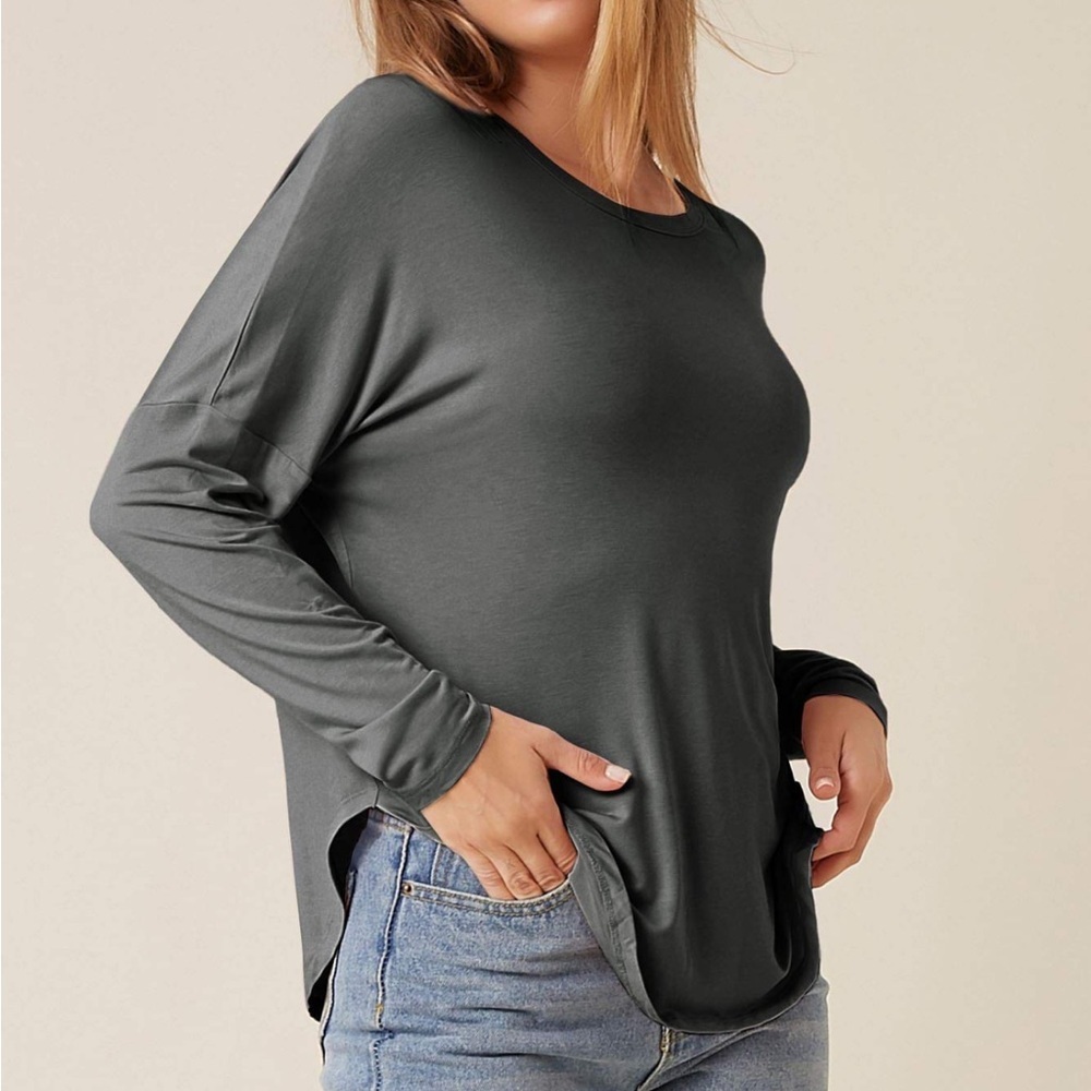Black long sleeve top BNWT